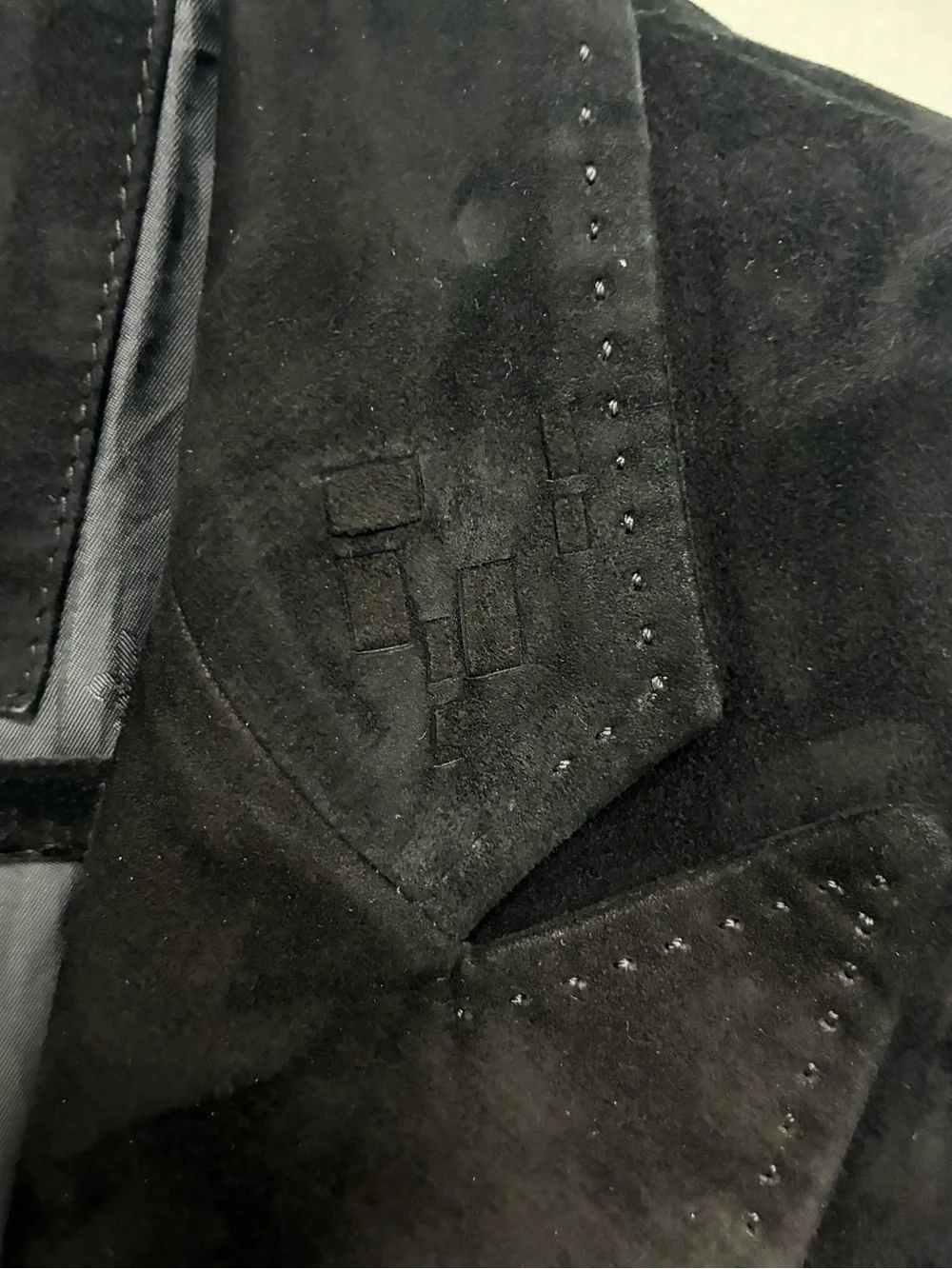 $2998 John Varvatos Collection Dunmore Suede Jacket EU 52 USA 42